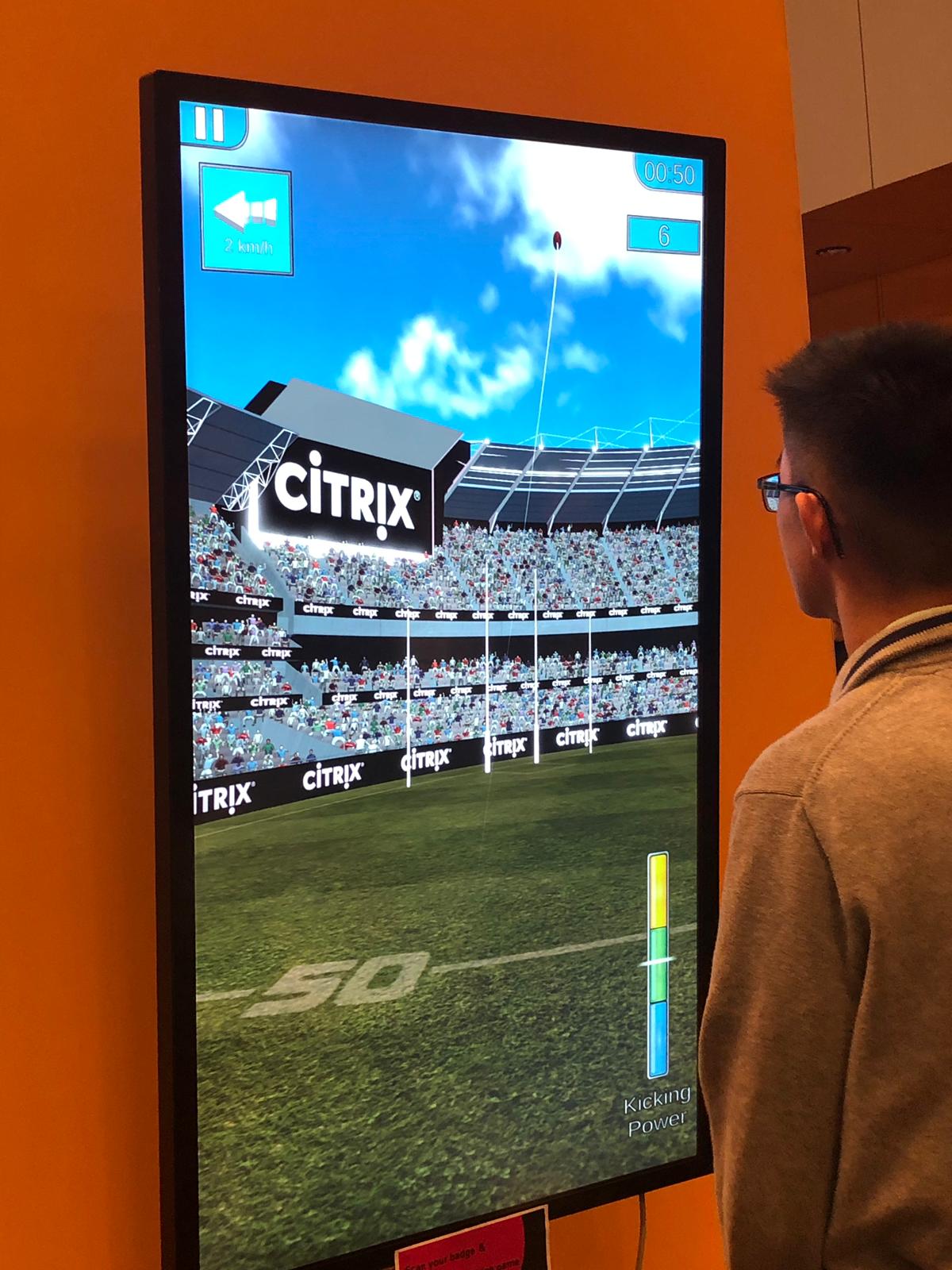 Flick Footy (AFL) Touchscreen Games // Hire Interactive Sports & Games ...